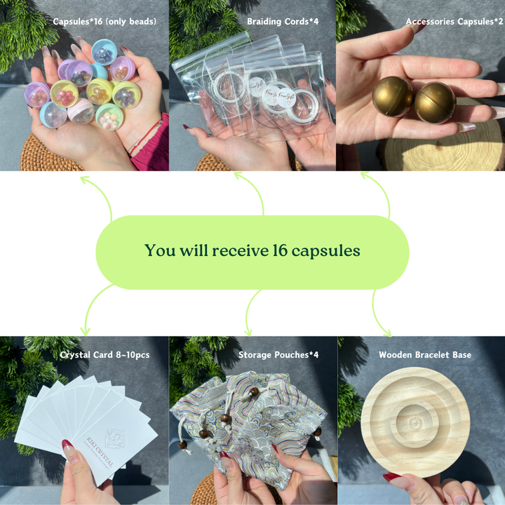 DIY Crystal Bead Mystery Capsules