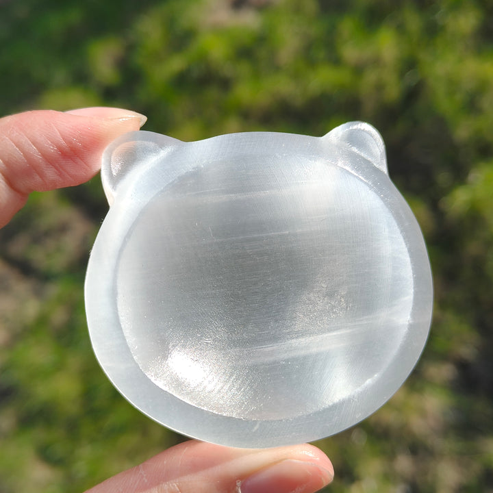Selenite Cat Bowl