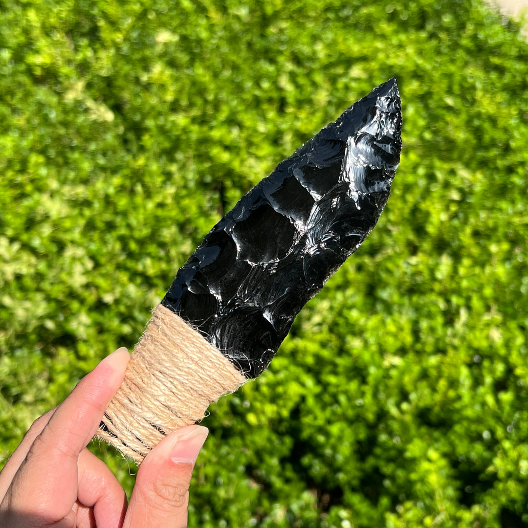 Sonne und Mond aus goldenem/silbernem Obsidian