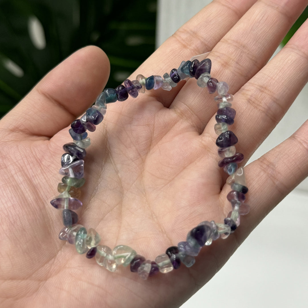 Fluorite Chips Bracelet