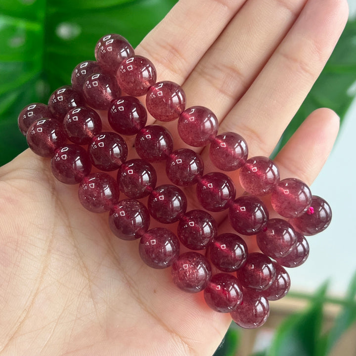 Strawberry Quartz Bracelet 10~10.5mm