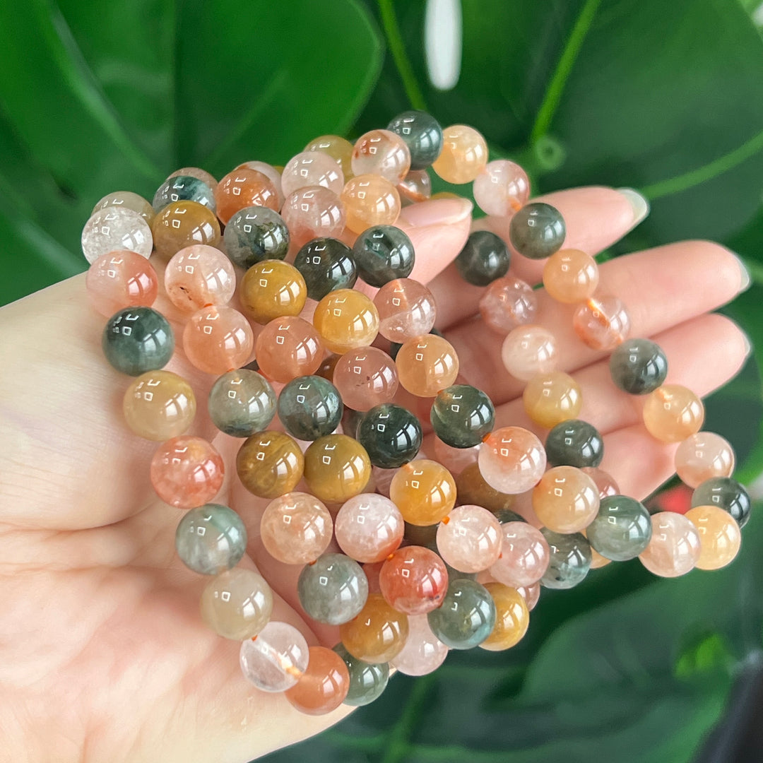 Amphibole In Quartz Bracelet 8~9mm