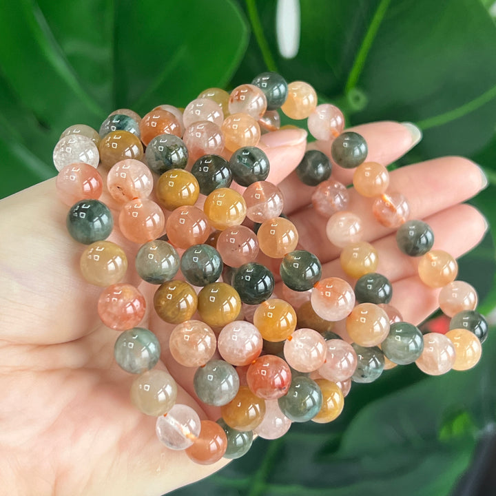 Amphibole In Quartz Bracelet 8~9mm