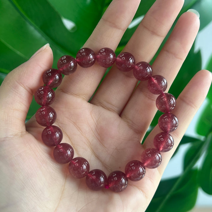Strawberry Quartz Bracelet 10~10.5mm