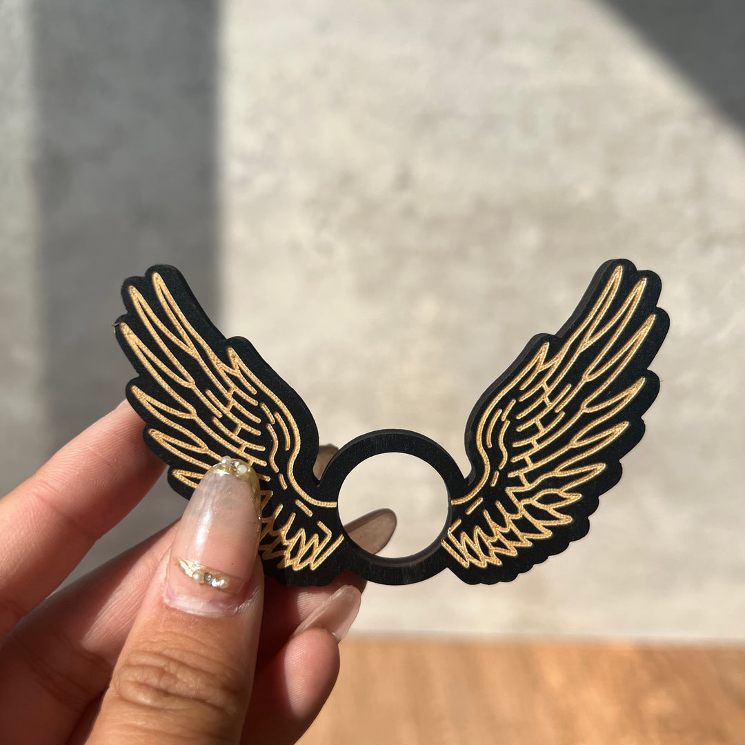 Support pour sphères en bois