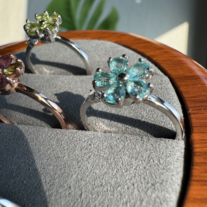 Spinning Flower Ring,S925