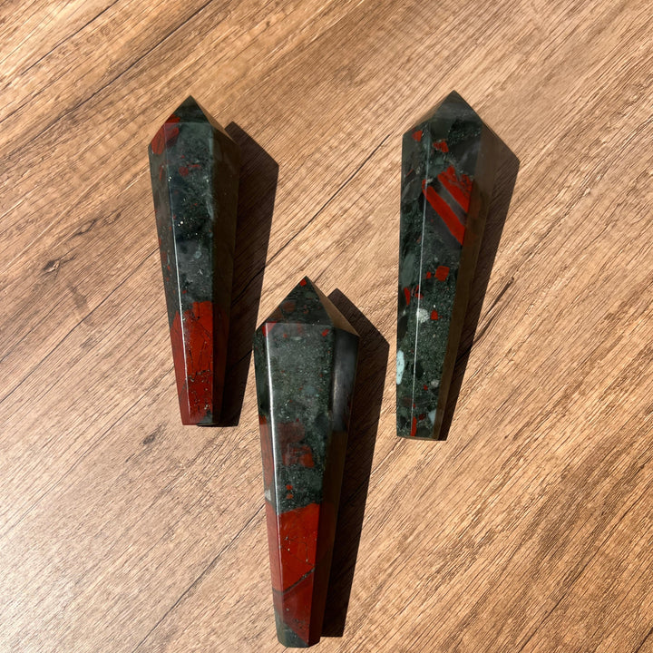 African Blood Stone Wand