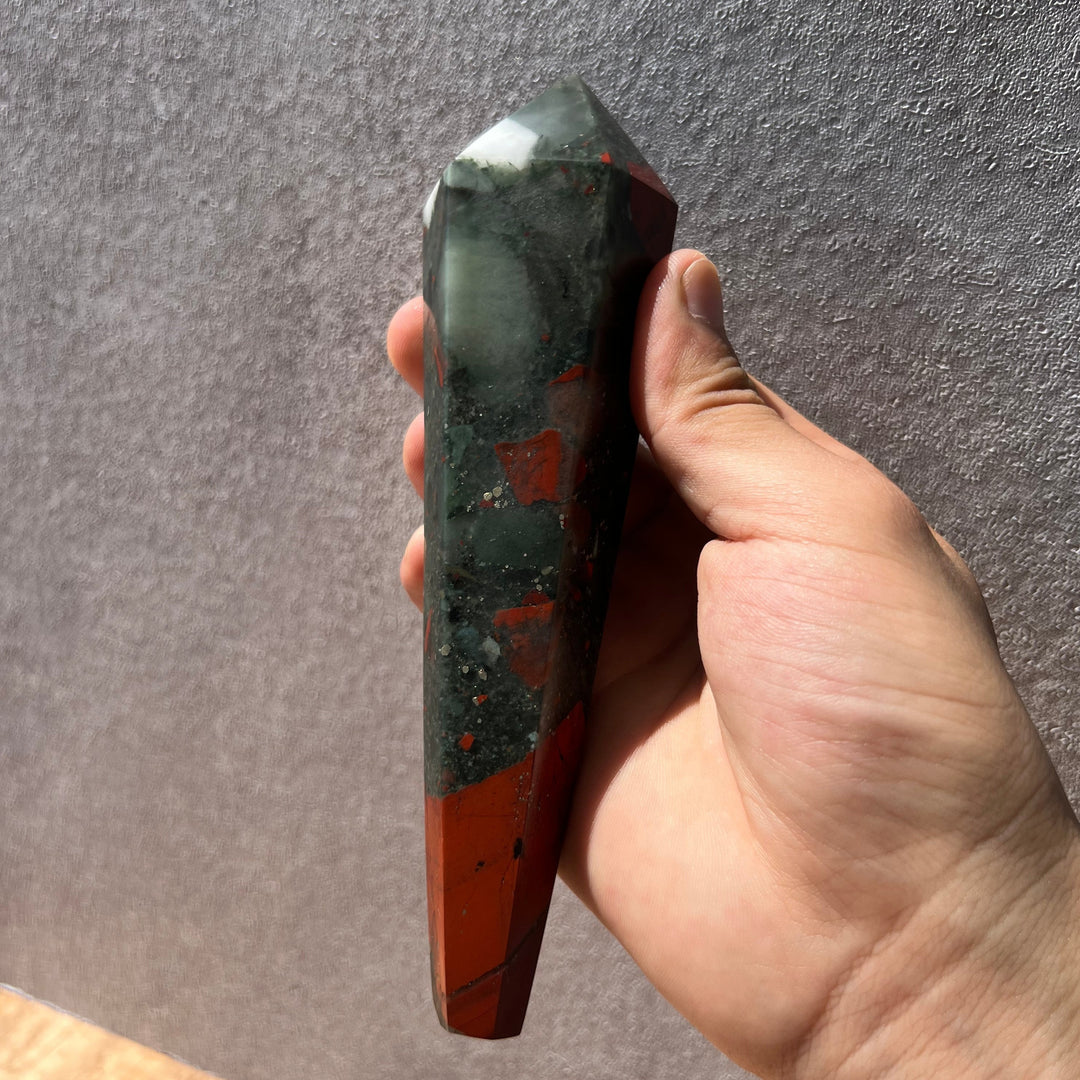 African Blood Stone Wand