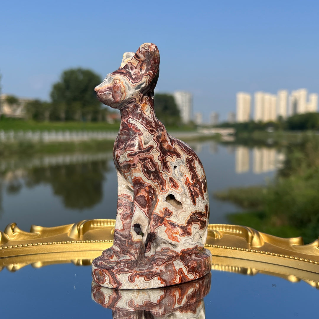 Mexican Agate Sphynx Cat -2