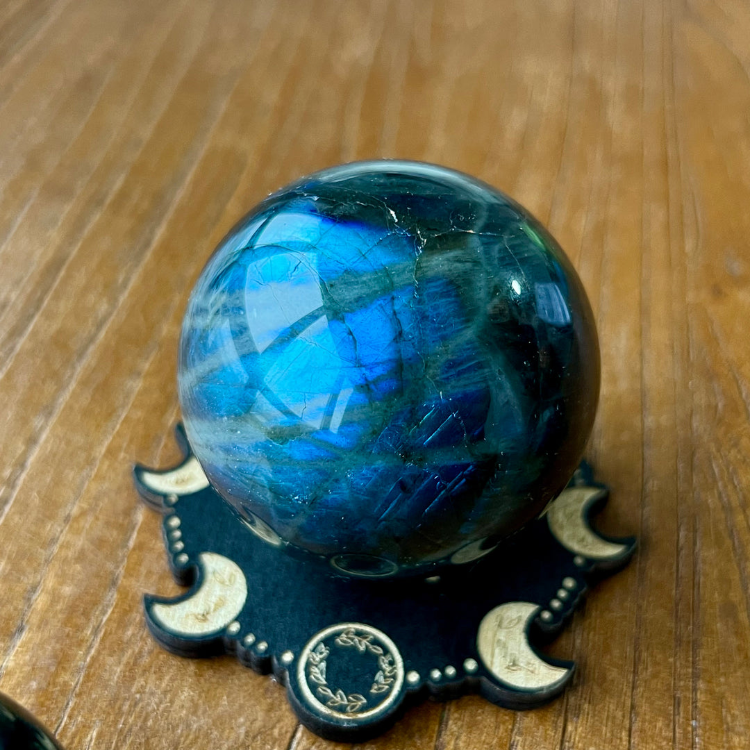 Black Labradorite Sphere
