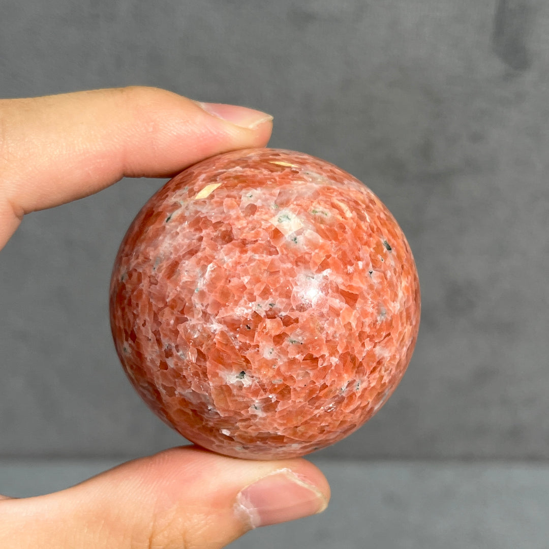 Orange Calcite Sphere