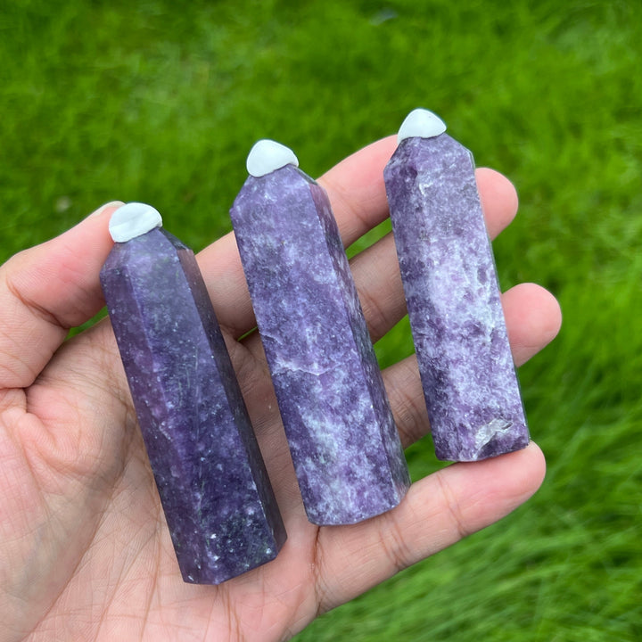 Lepidolite Point