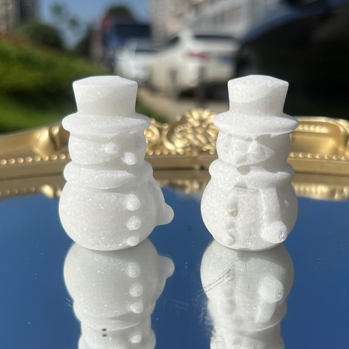 White Jade Snowman