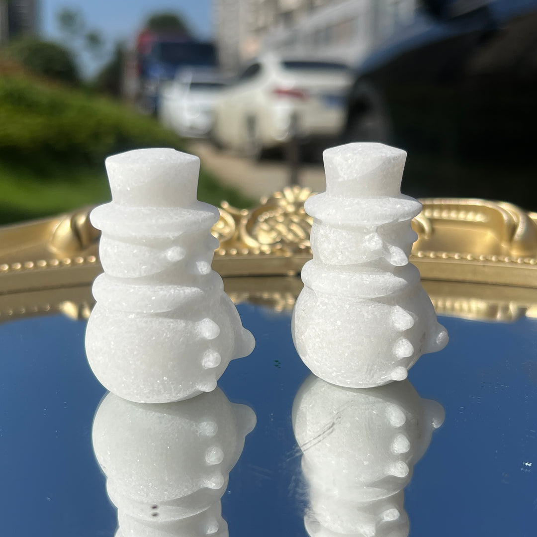 White Jade Snowman