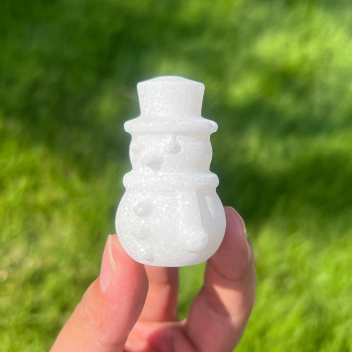White Jade Snowman