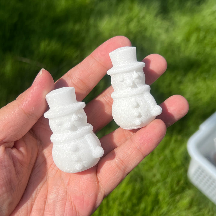 White Jade Snowman