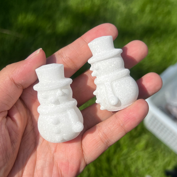 White Jade Snowman