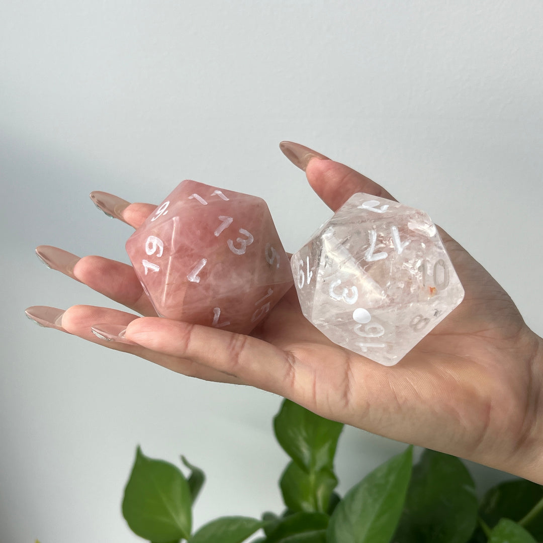 Crystal Multi-Faceted Dice