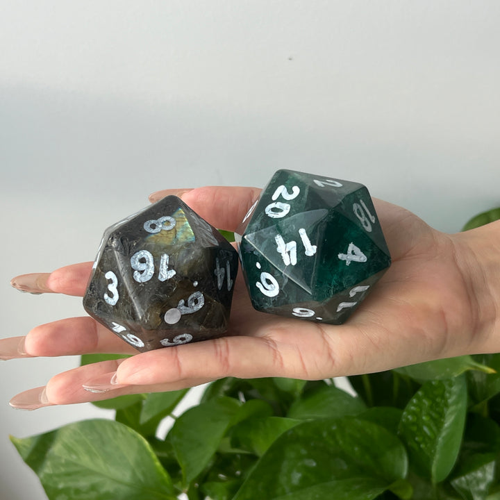 Crystal Multi-Faceted Dice