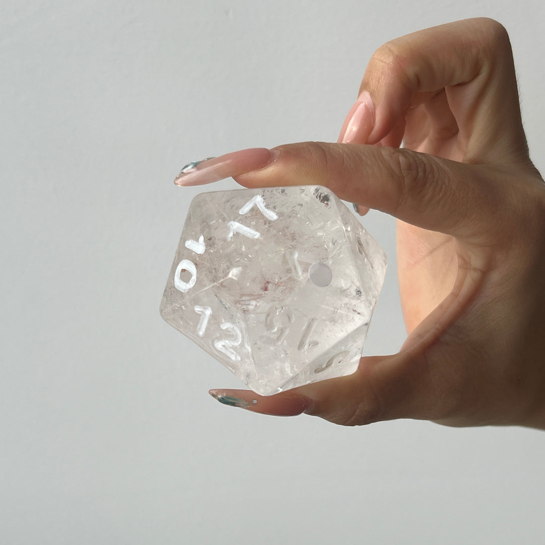 Crystal Multi-Faceted Dice
