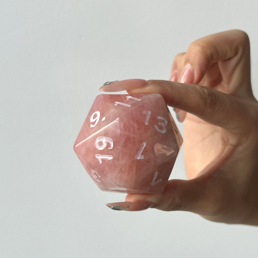 Crystal Multi-Faceted Dice