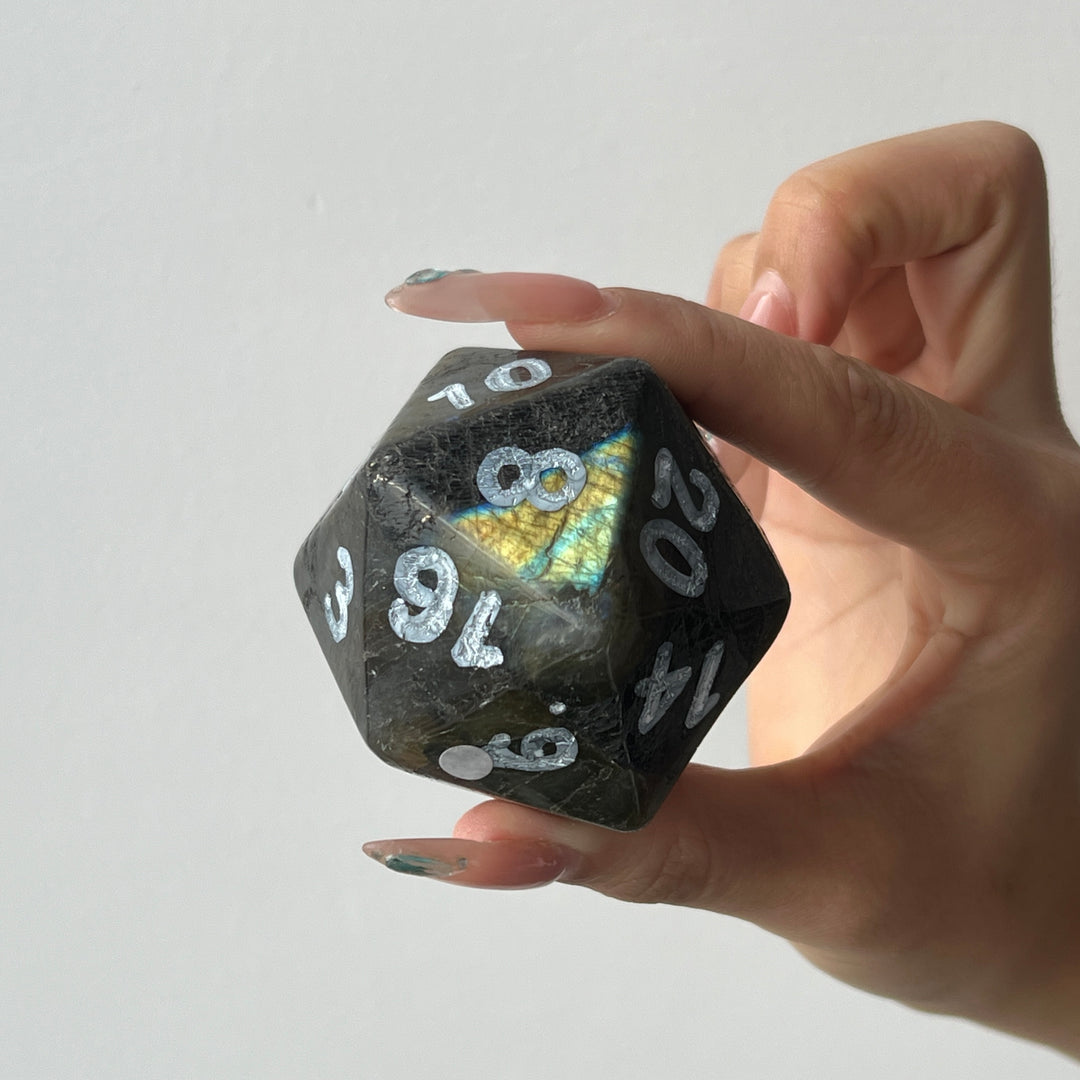 Crystal Multi-Faceted Dice