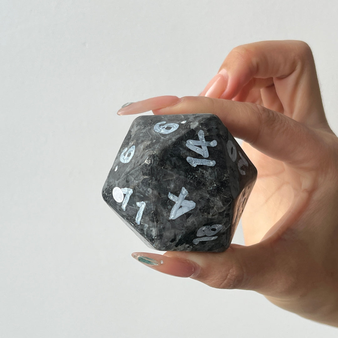 Crystal Multi-Faceted Dice