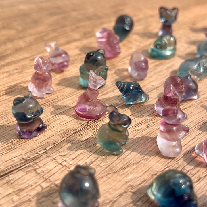 Mini Fluorite Carvings