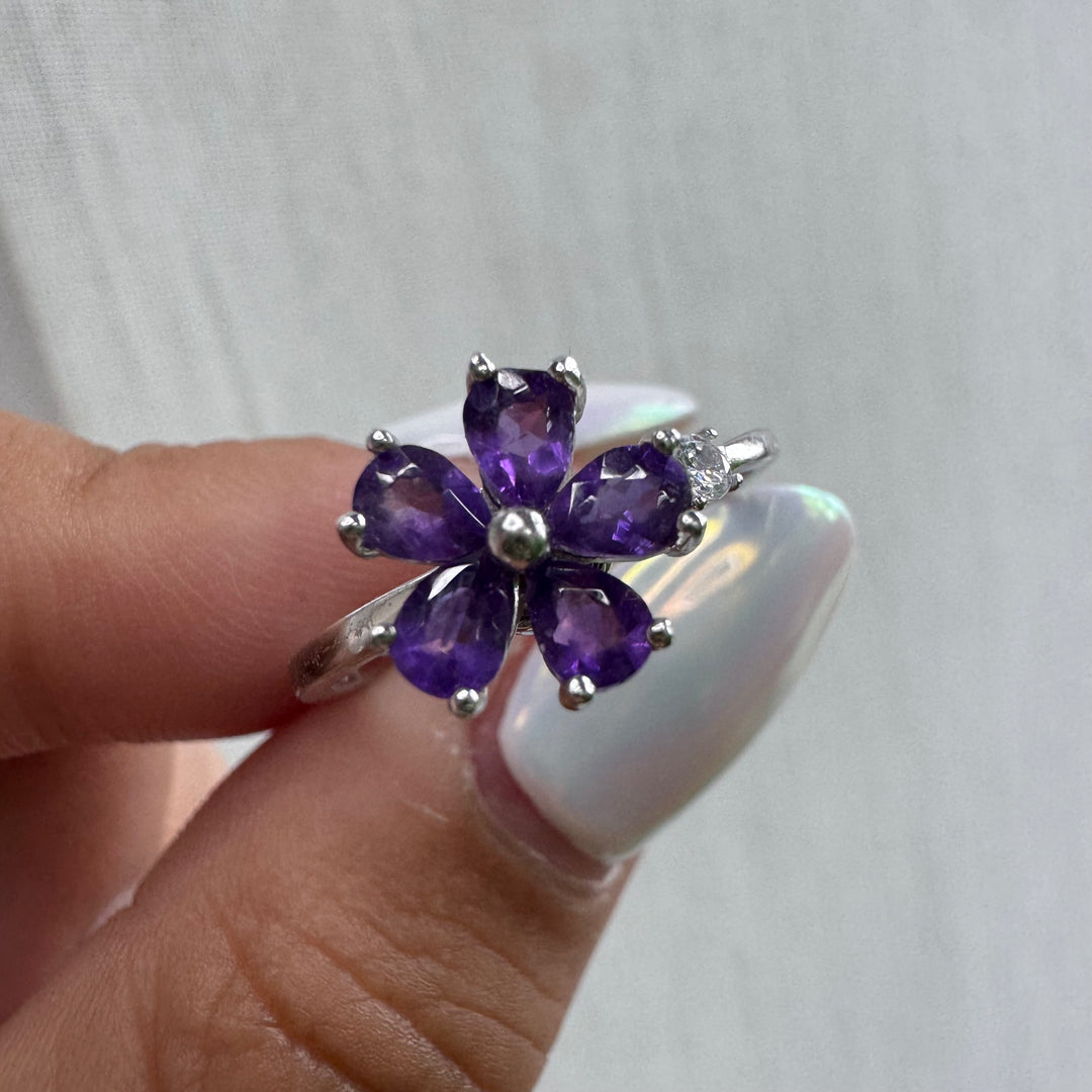 Spinning Flower Ring,S925