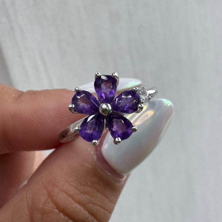 Spinning Flower Ring,S925