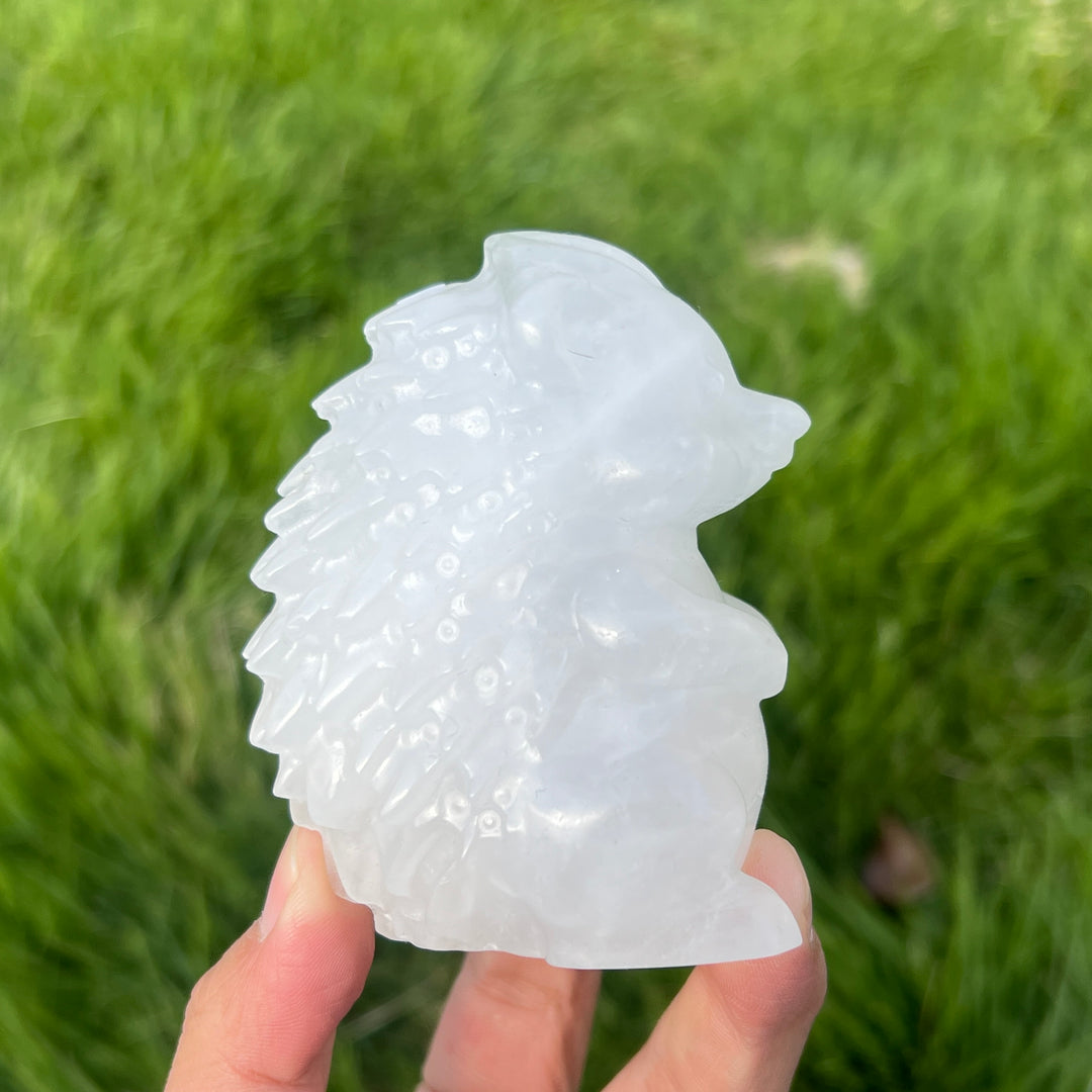 Clear Quartz Hedgehog