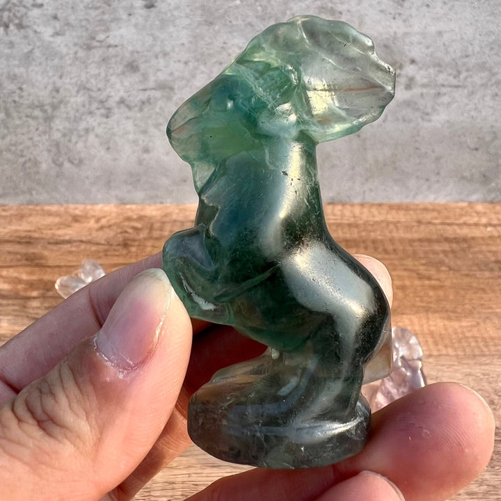 Fluorite Carving Small Goat