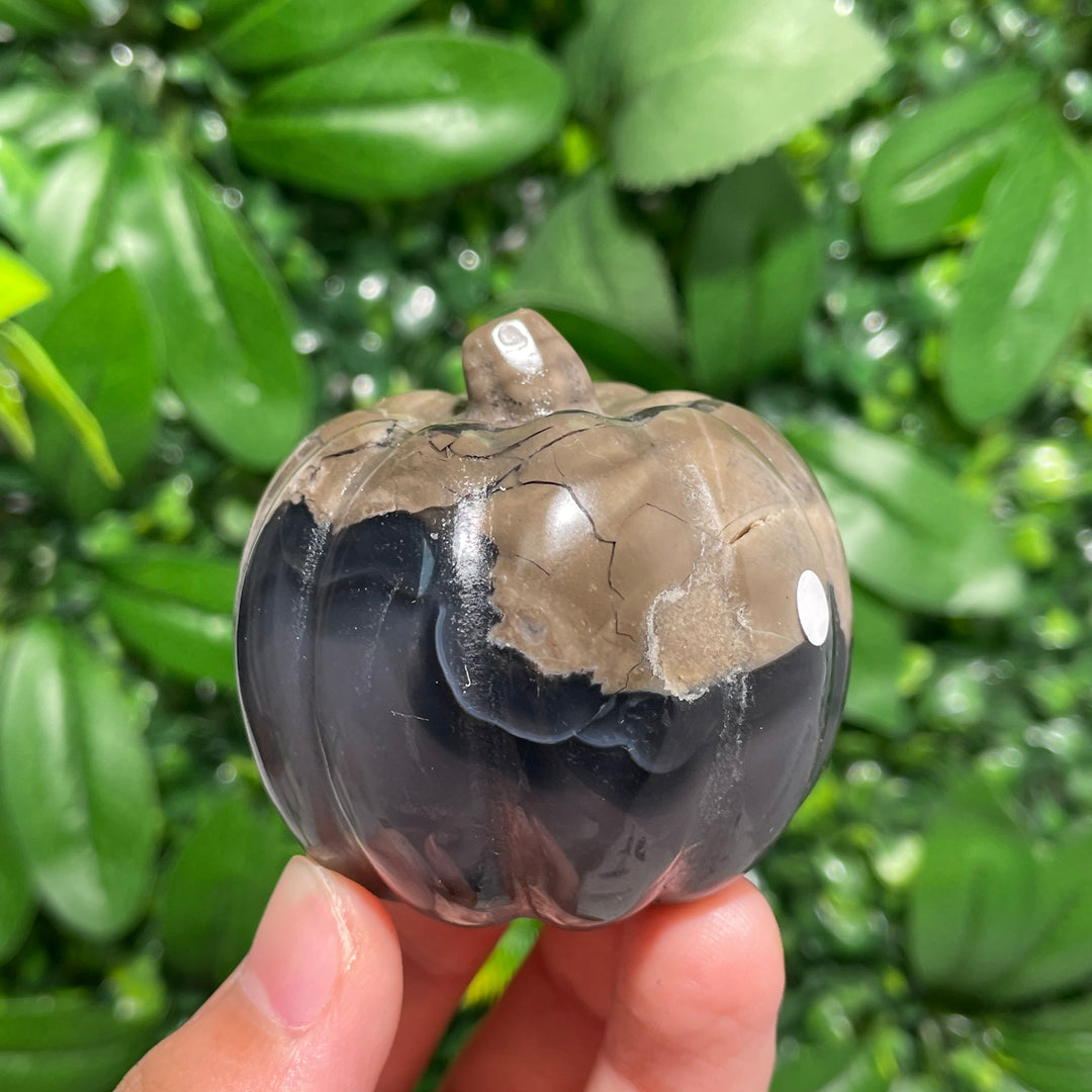 Volcanic Agate Pumpkin
