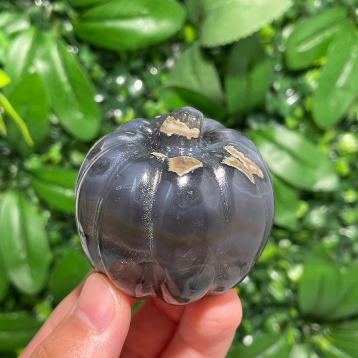 Volcanic Agate Pumpkin