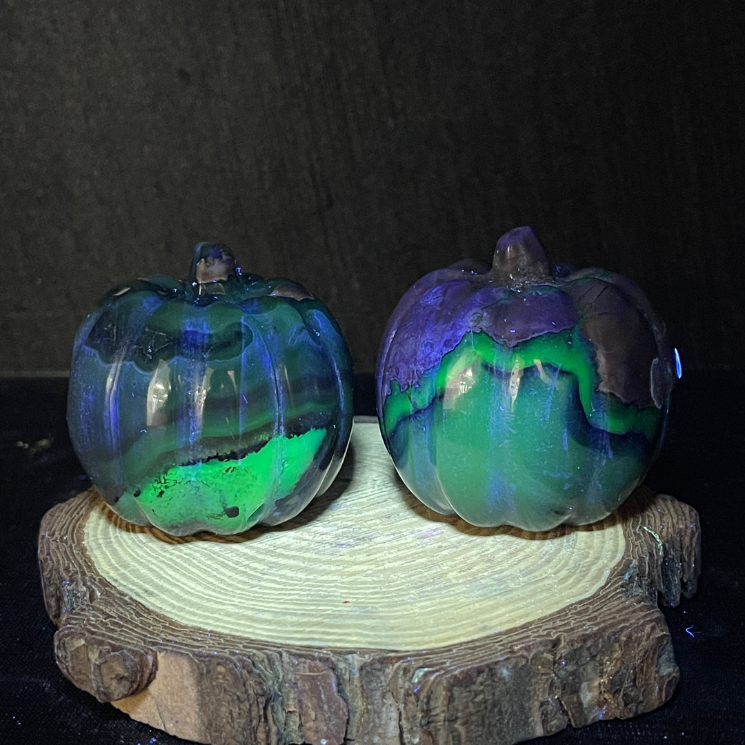 Volcanic Agate Pumpkin