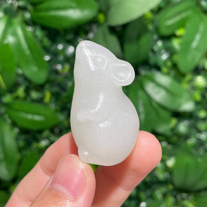 White Jade Mouse