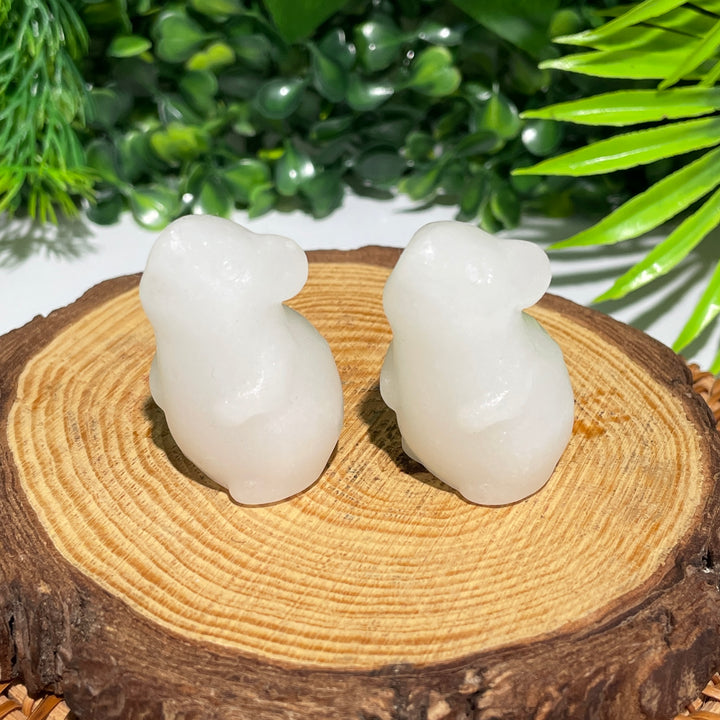 White Jade Mouse