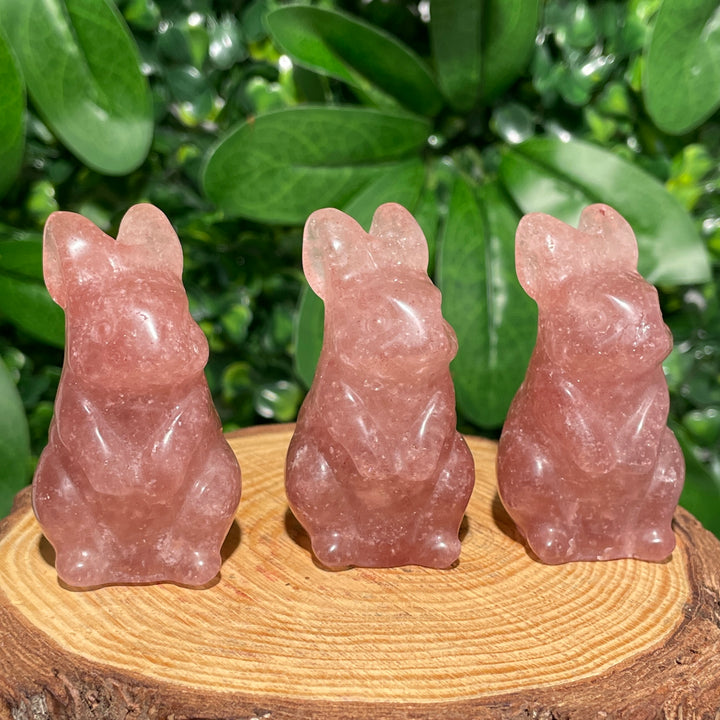 Strawberry Quartz Rabbit