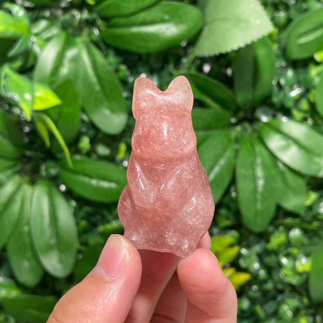Strawberry Quartz Rabbit