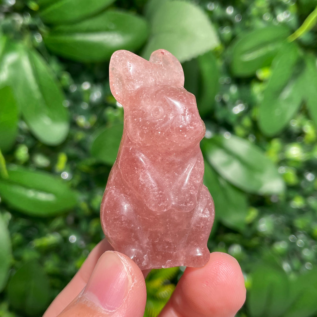 Strawberry Quartz Rabbit