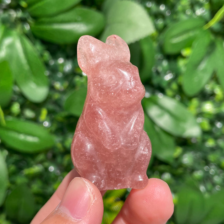 Strawberry Quartz Rabbit
