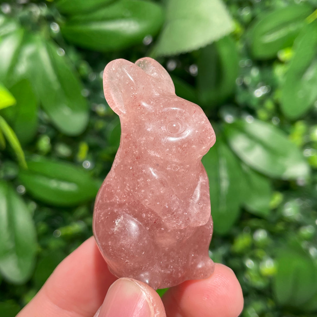 Strawberry Quartz Rabbit