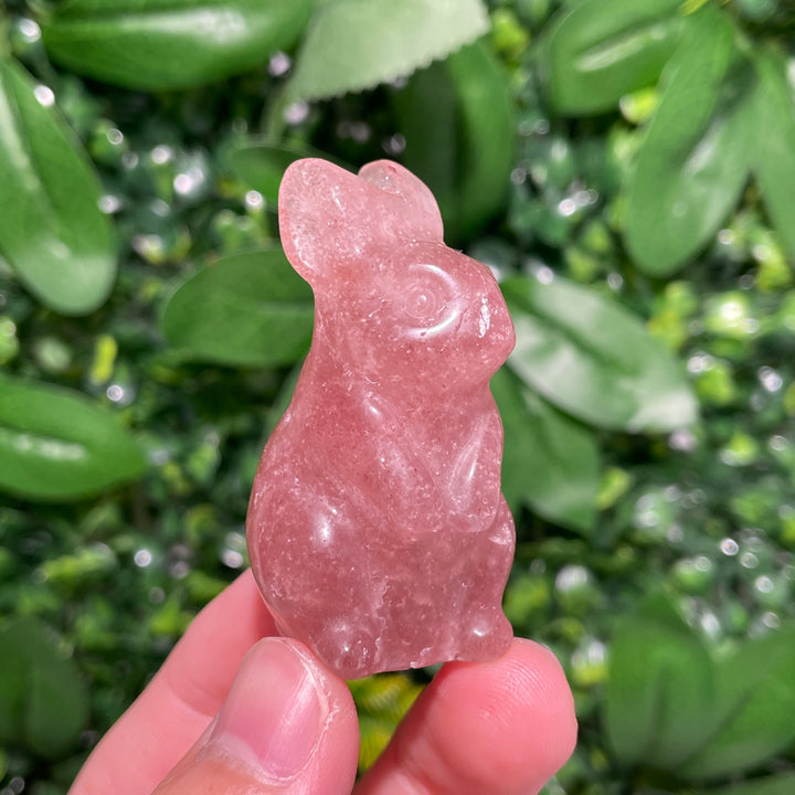 Strawberry Quartz Rabbit