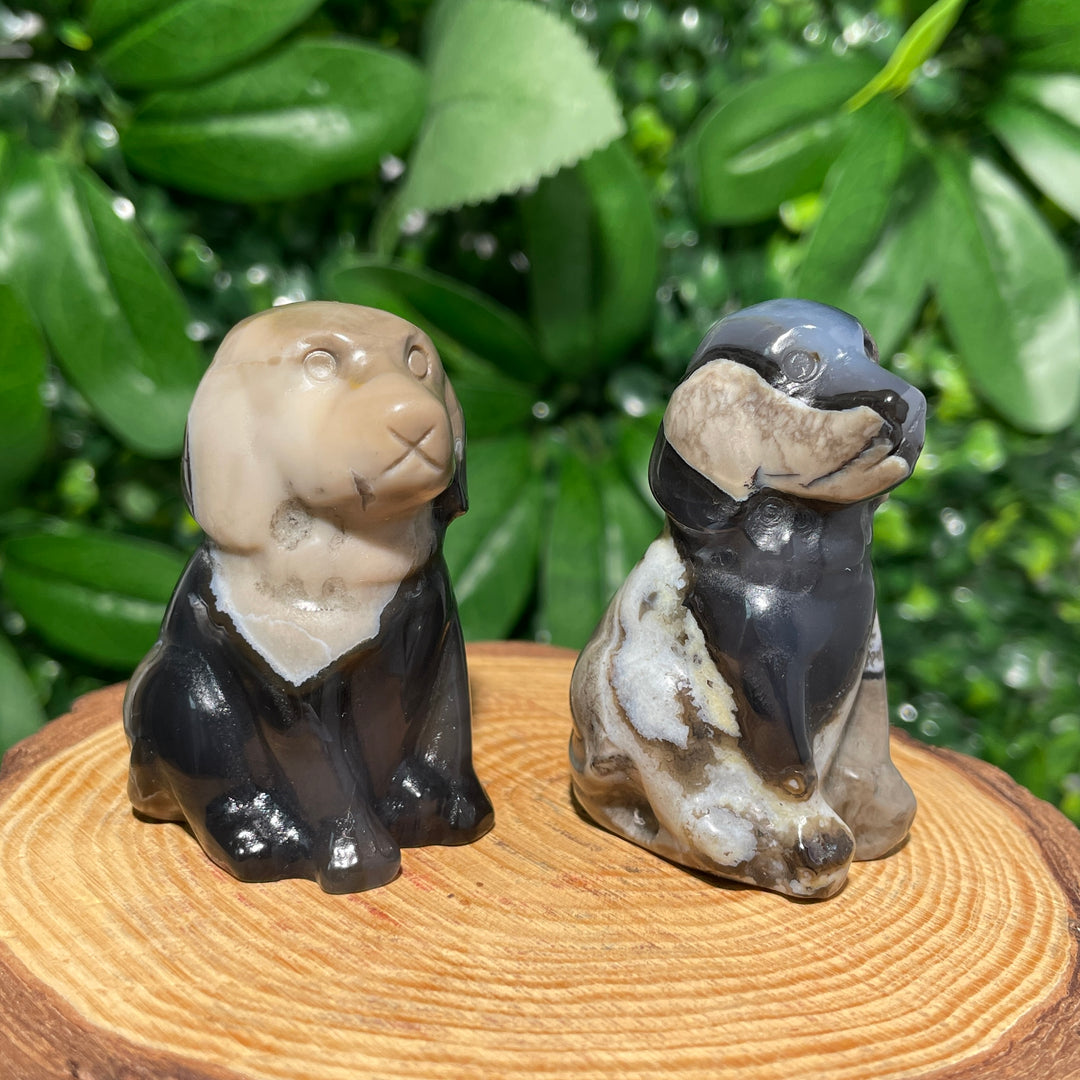 Volcanic Agate Dog