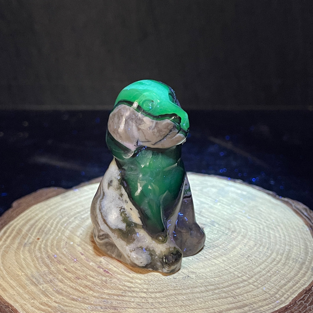 Volcanic Agate Dog