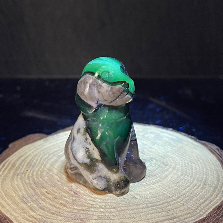 Volcanic Agate Dog