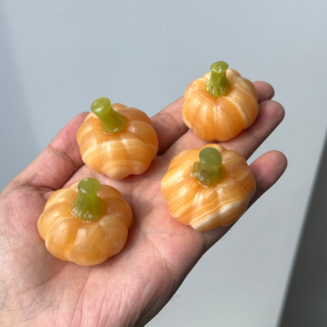 Yellow Calcite Pumpkin