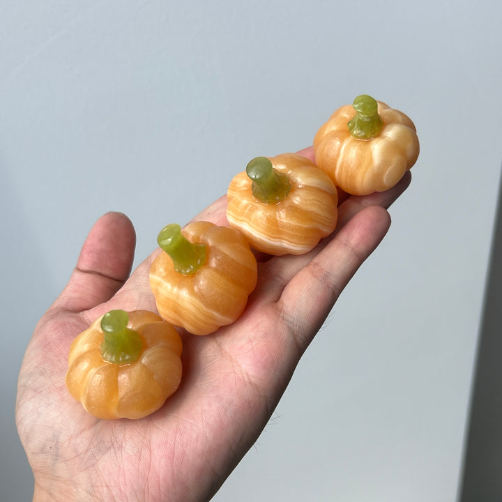 Yellow Calcite Pumpkin