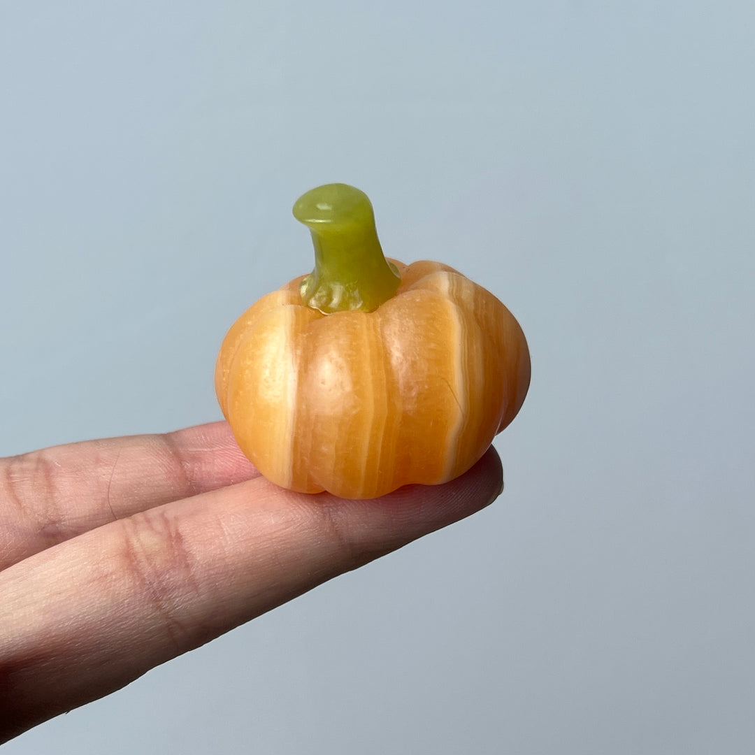 Yellow Calcite Pumpkin