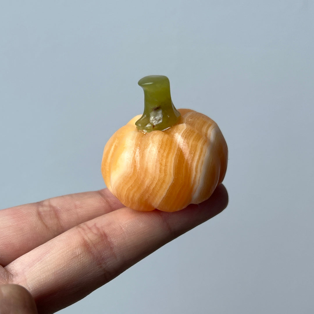 Yellow Calcite Pumpkin